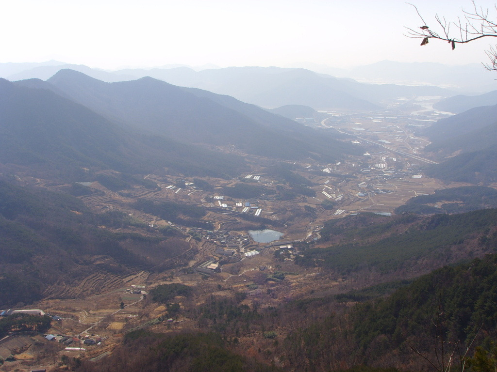 낙화산 정상 이미지